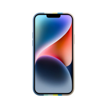 Evelatus Apple iPhone 15 silikoninis dėklas, įvairiaspalvis, mėlynai rožinis