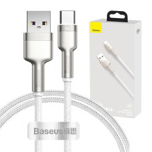 Baseus USB kabelis, skirtas USB-C, Baseus Cafule, 66W, 1m (baltas)