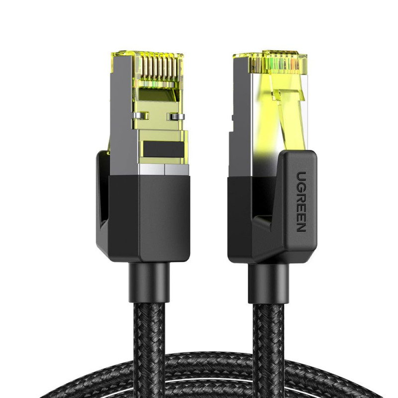 Ugreen Ugreen NW150 80424 Ethernet RJ45 Cat 7 10Gbps kabelis 3m - juodas