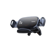 Baseus LightChaser BS-CM029 car holder with triple coil inductive charger Black Baseus LightChaser BS-CM029 car holder with triple coil inductive charger Black