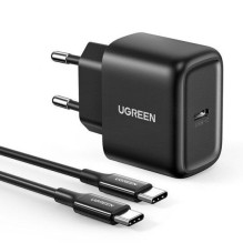 Ugreen USB Type C charger 25W Power Delivery + USB Type C cable 2m (50581) Black Ugreen USB Type C charger 25W Power Delivery + USB Type C cable 2m (50581) Black