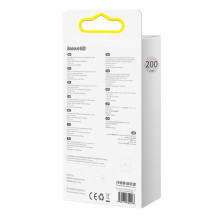 „Baseus“ dinaminis USB–Lightning laidas, 2,4 A, 2 m (violetinis)