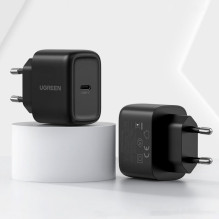 Ugreen USB C tipo įkroviklis 25W maitinimo šaltinis + USB C tipo laidas 2m (50581) juodas Ugreen USB C tipo įkroviklis 25W maitinimo šaltinis + USB C tipo laidas 2m (50581) juodas