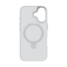 „Evelatus“ „Apple iPhone 16“ apsauginis dėklas „Magsafe“ ir stovas, matinės sidabrinės spalvos