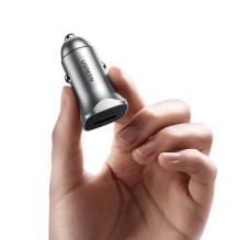 Ugreen CD130 USB-A / USB-C 30W Car Charger Grey Ugreen CD130 USB-A / USB-C 30W Car Charger Grey