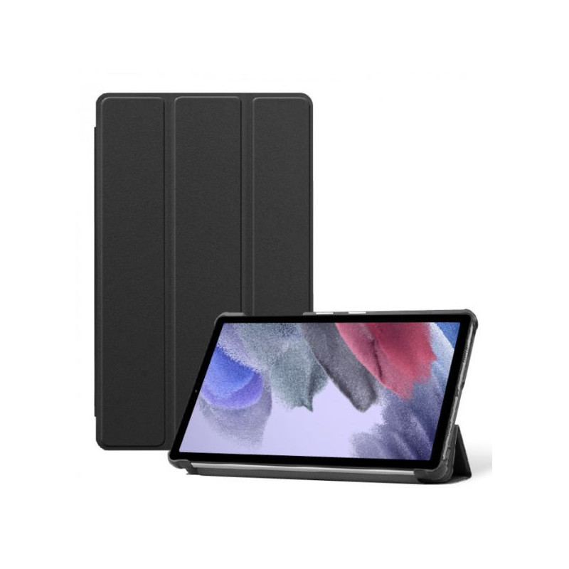 „Evelatus Galaxy Tab A7 Lite“ su imitaciniu mikropluošto vidumi, juodos spalvos