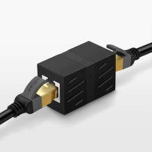 Ugreen Ugreen Network Connector Ethernet RJ45 10 Gbps Network Cable Connector Black (NW114 20390) Black Ugreen Ugreen Network Connector Ethernet RJ45 10 Gbps Network Cable Connector Black (NW114 20390) Black