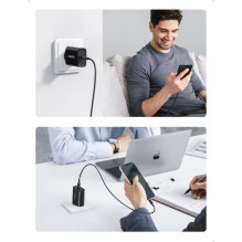 Ugreen USB wall charger Type C 20W Power Delivery black (10191) Black Ugreen USB wall charger Type C 20W Power Delivery black (10191) Black
