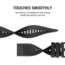 Tech-Protect Tech-Protect Smooth Strap for Garmin Fenix 3 / 5X / 3HR / 5X Plus / 6X / 6X Pro / 7X - Black Tech-Protect Tech-Protect Smooth Strap for Garmin Fenix 3 / 5X / 3HR / 5X Plus / 6X / 6X Pro / 7X - Black