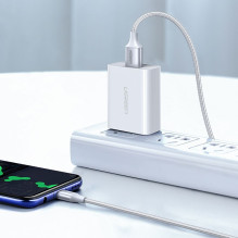 Ugreen Ugreen US288 60131 USB-A / USB-C QC 3.0 3A 1m cable - white White