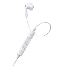 „Baseus Encok H17“ laidinės ausinės su 3,5 mm mini lizdu, baltos (NGCR020002) „Baseus Encok H17“ laidinės ausinės su 3,5 mm mini lizdu, baltos (NGCR020002)