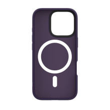 „Evelatus“ „Apple iPhone 16 Pro Hybird“ dėklas su „Magsafe PC+TPU“ stikliuku, violetinis
