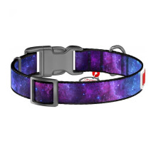 Waudog Waudog "NASA21" nylon dog collar with QR code, size M, width 20 mm Waudog Waudog "NASA21" nylon dog collar with QR code, size M, width 20 mm