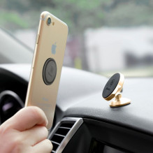 Baseus Baseus Magnet Iron Suit self-adhesive plates for magnetic holders - silver and black (2 pcs.)
