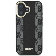 DKNY Apple DKNY Checkered Pattern Magsafe iPhone 16 Case - Black