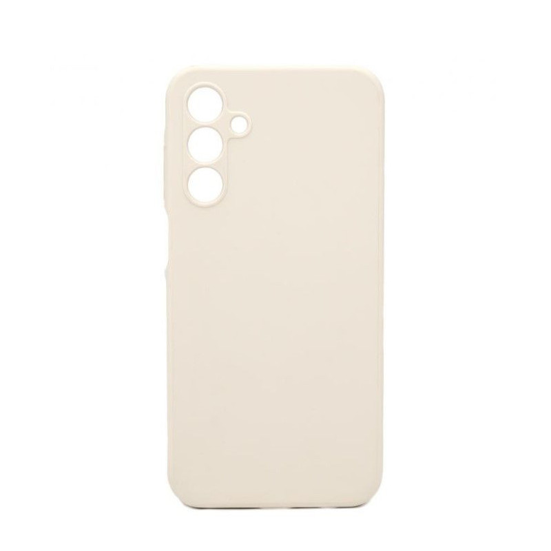 „Connect“ Samsung Galaxy A14 4G / A14 5G aukščiausios kokybės minkštas silikoninis dėklas, antikvarinės baltos spalvos