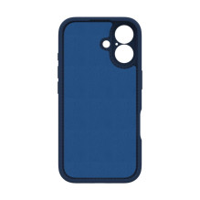 Evelatus Apple iPhone 16 Premium Magsafe with Stand Soft Touch Silicone Case Dark Blue