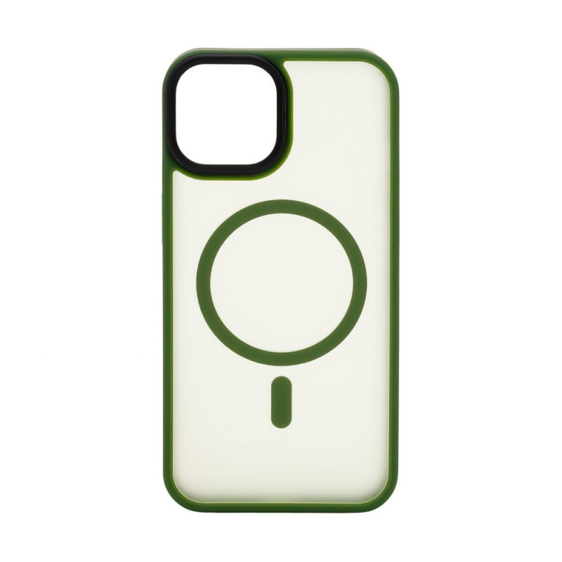 Evelatus Apple iPhone 15 Hybrid Case With MagSafe PC+TPU Green