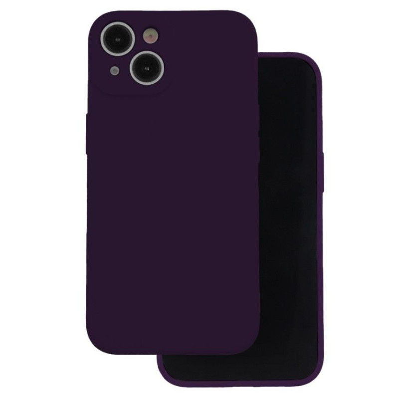 „iLike Apple“ silikoninis dėklas, skirtas iPhone 16 6,1, slyvų spalvos