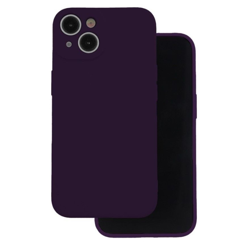 „iLike Apple“ silikoninis dėklas, skirtas iPhone 16 Plus 6,7" slyvų spalvos