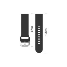 Hurtel Silicone Strap TYS band for Samsung Galaxy Watch 40 / 41 / 42 / 43 / 44 mm - gray