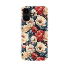 „Evelatus Apple iPhone 16 Slim“ dėklas su „Magsafe“ individualizuotu spausdinimo dizainu, gėlių raudonumo