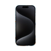 „Evelatus Apple iPhone 16 Slim“ dėklas su individualiai pritaikytu „Magsafe“ spausdinimo dizainu, gėlių mėlynos spalvos