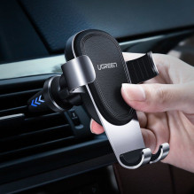 Ugreen automobilio gravitacinis laikiklis oro tiekimo ventiliacijos grotelėms (50564) pilkas Ugreen automobilio gravitacinis laikiklis oro tiekimo ventiliacijos grotelėms (50564) pilkas
