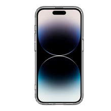 „Connect“ apsauginis silikoninis dėklas „Apple iPhone 15 Pro“, atsparus smūgiams, permatomas, karinis