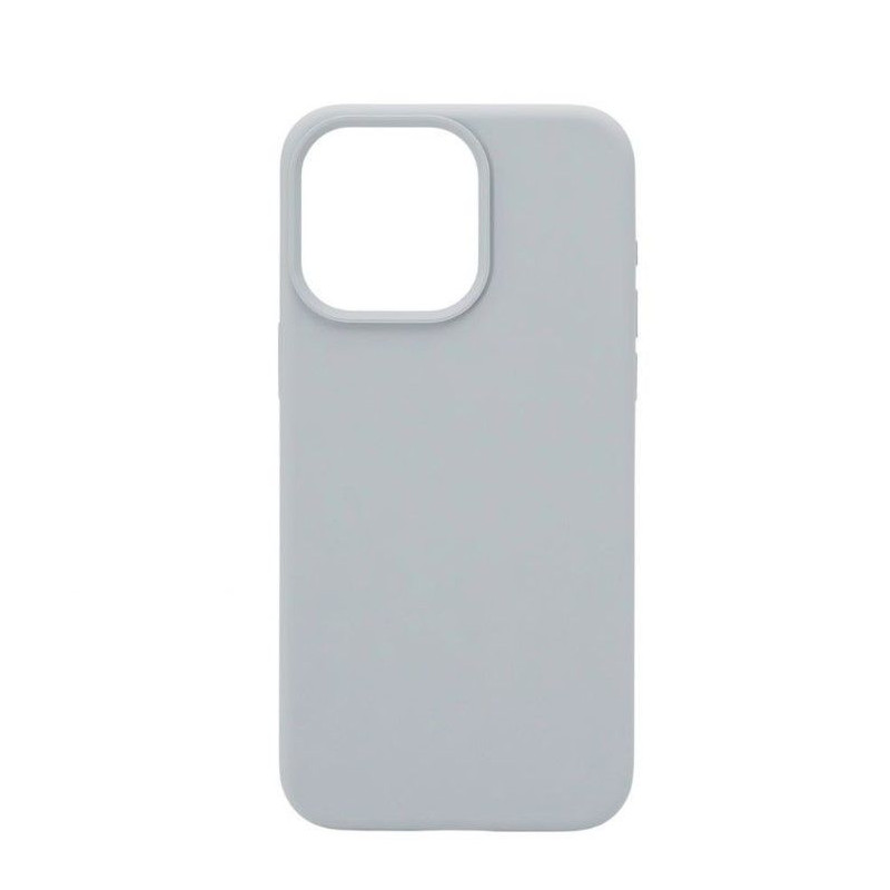 „Connect“ Apple iPhone 15 Pro Max Premium „Magsafe“ minkšto lietimo silikoninis dėklas, naujas, pilkai mėlynas