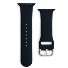 „iLike Strap APS“ silikoninis laikrodžio dirželis 8 / 7 / 6 / 5 / 4 / 3 / 2 / SE (41 / 40 / 38 mm) Juodas dirželis