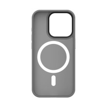 Connect Apple iPhone 15 Pro Hybrid Case With Magnetic PC+TPU Silver