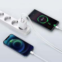 Baseus Baseus Compact fast charger USB / USB Type C 20W 3A Power Delivery Quick Charge 3.0 white (CCXJ-B02) White