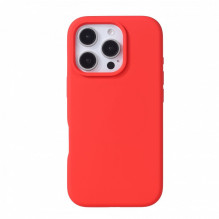 „Evelatus Apple iPhone 16 Pro Premium Magsafe“ silikoninis dėklas, raudonas, minkštas lietimui, raudonas