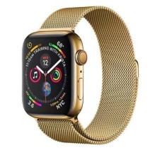 „iLike Apple Watch 7“ magnetinis dirželis, 45 mm, magnetinė apyrankė, auksinė