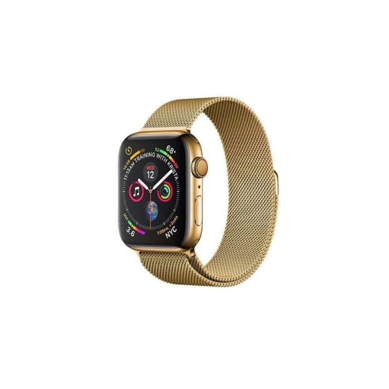 iLike Apple Magnetic Strap Watch 7 45mm Magnetic Band Bracelet Bracelet Gold
