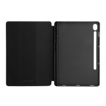 Evelatus Galaxy Tab S9 FE Tablet case with imitate microfiber inside Black