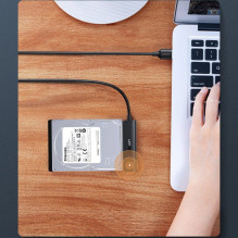 Ugreen Ugreen adapteris HDD SSD 2.5'' SATA III 3.0 - USB Type C 3.2 Gen 1 (SuperSpeed USB 5 Gbps) juodas (70610 CM321)
