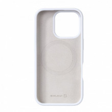 „Evelatus Apple iPhone 16 Pro Max Premium Magsafe“ minkštas silikoninis dėklas, baltas
