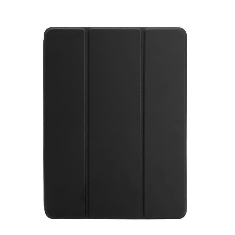 „Connect Galaxy Tab A8 10.5“ planšetinio kompiuterio dėklas su imitaciniu mikropluošto vidumi, juodas