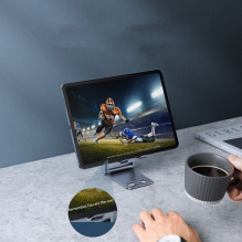Ugreen Ugreen metal aluminum folding phone holder tablet gray (LP263 80708) Ugreen Ugreen metal aluminum folding phone holder tablet gray (LP263 80708)