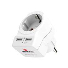 Skross In-line socket + USB...