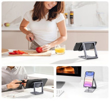 Ugreen Ugreen metal aluminum folding phone holder tablet gray (LP263 80708) Ugreen Ugreen metal aluminum folding phone holder tablet gray (LP263 80708)