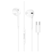 „Borofone BM80“ puikios ausinės su C tipo mikrofonu, baltos