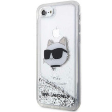 Karl Lagerfeld Karl Lagerfeld KLHCI8LNHCCS iPhone 7 / 8 / SE 2020 / 2022 sidabrinis / sidabrinis kietas dėklas su blizgu Karl Lagerfeld Karl Lagerfeld KLHCI8LNHCCS iPhone 7 / 8 / SE 2020 / 2022 sidabrinis / sidabrinis kietas dėklas su blizgu