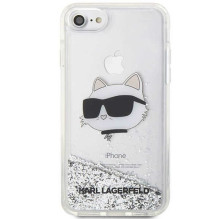 Karl Lagerfeld Karl Lagerfeld KLHCI8LNHCCS iPhone 7 / 8 / SE 2020 / 2022 sidabrinis / sidabrinis kietas dėklas su blizgu Karl Lagerfeld Karl Lagerfeld KLHCI8LNHCCS iPhone 7 / 8 / SE 2020 / 2022 sidabrinis / sidabrinis kietas dėklas su blizgu