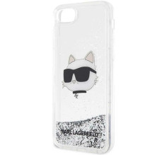 Karl Lagerfeld Karl Lagerfeld KLHCI8LNHCCS iPhone 7 / 8 / SE 2020 / 2022 sidabrinis / sidabrinis kietas dėklas su blizgu Karl Lagerfeld Karl Lagerfeld KLHCI8LNHCCS iPhone 7 / 8 / SE 2020 / 2022 sidabrinis / sidabrinis kietas dėklas su blizgu