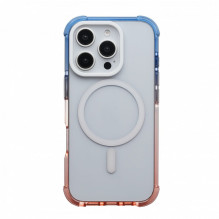 „Evelatus Apple iPhone 16 Pro Defender“ gradiento spalvos „MagSafe“ mėlynas rožinis