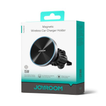 „Joyroom“ magnetinis automobilio laikiklis, belaidis įkroviklis, 15 W, skirtas oro išleidimo angai, juodas (JR-ZS240 Pro „Joyroom“ magnetinis automobilio laikiklis, belaidis įkroviklis, 15 W, skirtas oro išleidimo angai, juodas (JR-ZS240 Pro