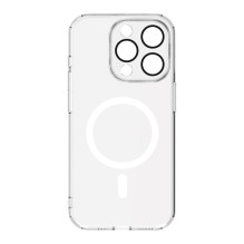 „Connect“ skaidrus „Apple iPhone 14 Pro“ dėklas su magnetine apsauga ir kamera, permatomas